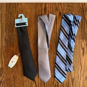 Class Club Blue Black Gray Tie LOT